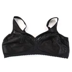 Glamorise Bra 46D Magic Lift Full Figure Support Solid Black Wireless Lace 1000. Fixed Price $19.51.