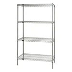 Quantum WR63-2472BK-5 Nsf Shelf Black Epoxy Wire Shelving Starter Kit 72".... Fixed Price $1065.65.