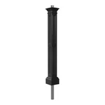Pemberly Row Traditional Plastic Lamp Post With Mount In Black. Fixed Price $221.77.