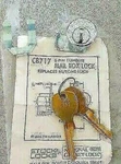 National Cabinet Lock C8717 With Two Keys. Fixed Price $8.99.