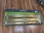 Gibraltar MS00BR03 Brass Mail Box Slot & Sleeve Hardware 11 1/2 New Open. Fixed Price $12.00.