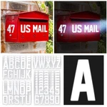 Seloom 148 Pcs Reflective Mailbox Numbers And Letters Stickers 3 Inch, White. Fixed Price $20.41.