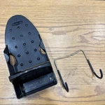 Vintage Rubbermaid Wall Mounting Iron Holder Organizer Storage Caddy Blk. Fixed Price $15.00.