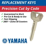 Yamaha Zuma Scooter Keys 2001+ Replacement Cut To Code B7501-B7750 Metal. Fixed Price $9.99.