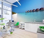 3D Beach Seascape ZHU3407 Wallpaper Mural Removable Self-adhesive Zoe. Fixed Price $19.99.