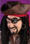 Pirate Kit Eye Patch & Earring Fancy Dress Up Halloween Adult Costume Accessory. Fixed Price $9.99.