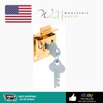 Prime-line 4049 5/16 " Bolt Throw Steel Brass-plated Mailbox Lock With Offset. Fixed Price $9.99.