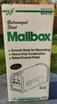 Solar Group Model #ST10W White Galvanized Steel Standard Size Mailbox New. Fixed Price $19.99.