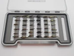 Trout Flies, 36 Box Suitable For Irish Rivers, Named, Fly Fishing NBX78. Fixed Price $39.29.