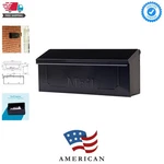 Sleek Black Wall-mount Mailbox Timeless Design With Top Access Functionality. Fixed Price $44.99.