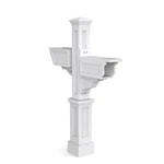 Mayne Signature Plus Mailbox Post With Newspaper Slot And Planter Weather-r.... Fixed Price $256.56.