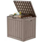 Maiuscoli 31 Gallon Waterproof Outdoor Storage Box,resin Deck Box,lockable Outsi. Fixed Price $104.99.