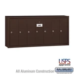 Salsbury Vertical Mailbox - 7 Doors Bronze Surface Mounted Usps Access. Fixed Price $999.78.