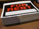 Large Lot Hillman Signs For Rent, House Sale, Help Wanted, Exit, No Hunting. Fixed Price $49.99.