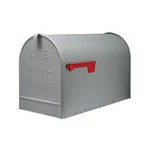 Architectural Mailboxes Stanley Classic Galvanized Steel Post Mount Gray. Fixed Price $94.08.