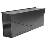 Nach Black Envelope Wall Mount Mailbox, Rust 6X14.13X3.5 In, Finish. Fixed Price $82.02.