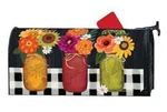 Mailwraps - Oversized Mailbox Cover Autumn Blooms. Fixed Price $20.00.
