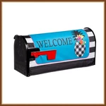 Evergreen Mailbox Cover * Black & White Pineapple Strong Magnets - New. Fixed Price $24.98.
