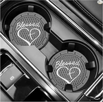 2-PACK Car Cup Holder Coaster Inserts, 2.76 Inch Pvc Non-slip With Color: Gray. Fixed Price $10.99.