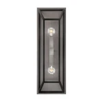 Hinkley Lighting Fulton 2 Sconce, Aged Zinc - 3330DZ. Fixed Price $305.15.