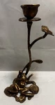 Frog & Butterfly Copper Candle Holder 8 Tall Rustic Folk Art Decor Rare Htf Vtg. Fixed Price $29.99.