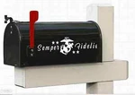 Marine Corps Mailbox Set Of 2 Semper Fi Decals - Usmc Sticker Home Garden Decor. Fixed Price $17.50.