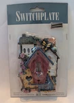 Vintage 1997 Figi Birdhouses Butterfly Switch Plate Hand Painted-country Cottage. Fixed Price $14.99.