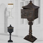 Cast Iron Mailbox Vintage Locking Postal Heavy Duty Rustproof Outdoor. Fixed Price $179.99.