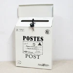 Wall Hanging Mail Box Newspaper Holder Letter Suggestion Retro Mounted. Fixed Price $51.99.