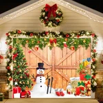 Christmas Garage Door Cover, Banner Backdrop, Winter Ho.... Fixed Price $32.87.