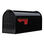 New Gibraltar Elite Medium Galvanized Steel Post-mount Mailbox, Black, E1100B00. Fixed Price $19.50.