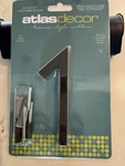 Atlas Homewares Avalon 4.5-INCH House # 1 Aged Bronze Finish New Package. Fixed Price $9.99.