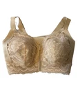 Jelly Beige Lace Zip Front Ultra Soft Bra Xl Shaping Lifting All Day Comfort. Fixed Price $14.16.
