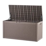 Vevor Outdoor Storage Box, 100 Gallon Resin Deck Backyard Outside Toy And. Fixed Price $147.52.