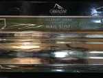 Gibraltar Industries Steel Mail Slot Brass Finish MS00RC03 Spring Loaded. Fixed Price $33.95.
