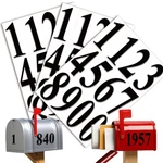 Die Cut Black Vinyl Numbers Stickers 2 Inch Self Adhesive - 3 Sets Premium .... Fixed Price $13.23.