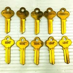 10X Lori L100 Key Blanks Fits Some Eagle & Harloc Locks Brass Ilco X1014F. Fixed Price $15.29.