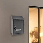 Large Drop Wall Mounted Mailbox Outdoor Home Office Letter Post Lockable. Fixed Price $32.12.