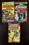 3 Vintage Marvel Comics Pocket Book Classic Reprints! Ff Cap Dr Strange 1977-79. Fixed Price $39.99.