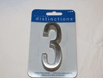 Hillman Distinctions 843283 Inch Brushed Nickel Die Cast House Number # Nos. Fixed Price $10.19.