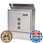 Parrency Stainless Steel Mailboxes With Key Lock Wall Mounted Large Capacity. Fixed Price $92.95.