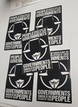 Guy Fawkes Stickers Five Pack 5 Inch Design Pro Freedom Liberty Anti Tyranny. Fixed Price $14.92.
