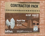 Mitek Usp Post Cap 4X4 25-PC C44-TZ Triple Plate Zinc New. Fixed Price $48.99.