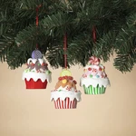 Gerson 3.4" Sweet Shop Cupcake Ornament Set 2429180. Fixed Price $28.33.
