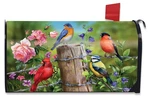 Briarwood Lane Fence Post Birds Spring Mailbox Cover. Fixed Price $15.95.