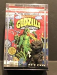 Custom Godzilla 1662 Funko Pop, Case & Matching Reprint Comic Book Backdrop. Fixed Price $49.95.
