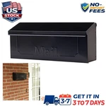 Wall Mount Black Heavy Duty Galvanized Steel Home. Fixed Price $19.50.