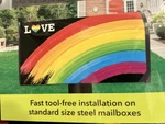 Magnetic Steel Mailbox Cover Rainbow Love Pride By Briarwood Lane Easy Install. Fixed Price $11.24.