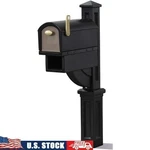 Large Mailbox Weather Resistant Secure Door Easy Assembly Durable Post Mount New. Fixed Price $126.99.