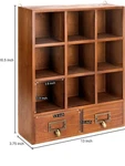 Mygift Vintage Wood Wall Mounted 9 Compartment Shadow Box Display Shelf. Fixed Price $49.00.